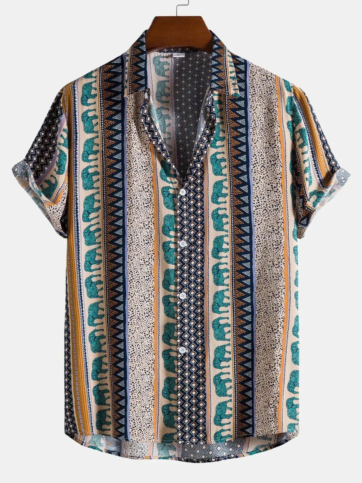 Miesten T Paita Vintage-tyylinen Rento Puuvilla