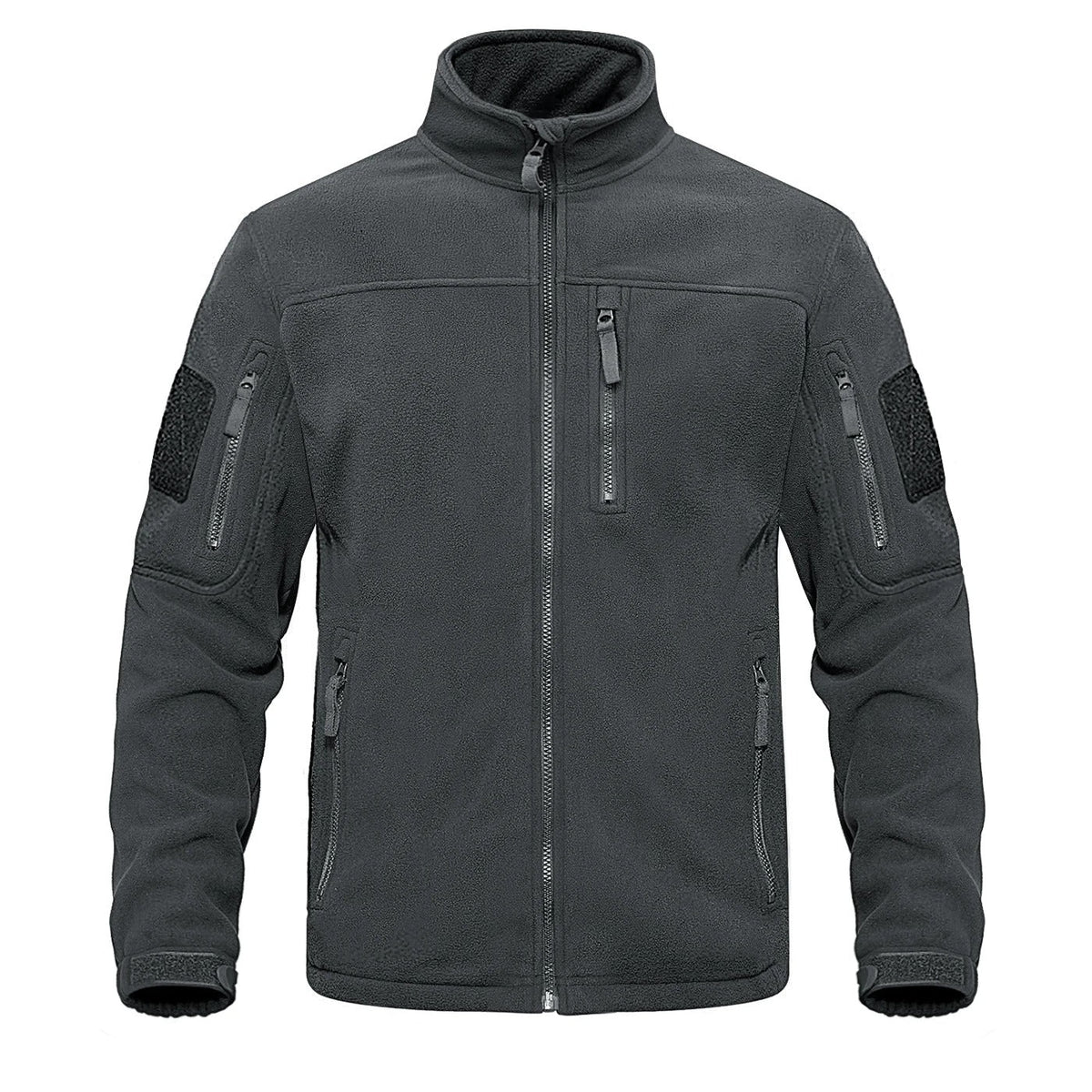 Miesten kokovetoketjullinen fleece-lämpötakki
